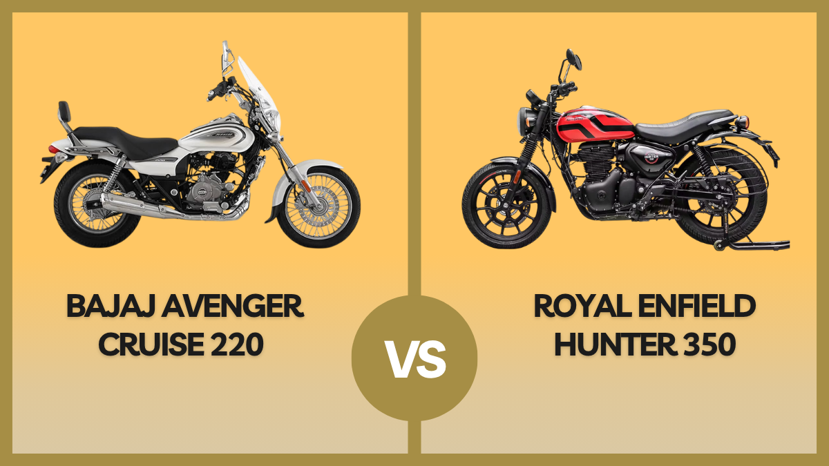 Bajaj Avenger Cruise 220 vs Royal Enfield Hunter 350: Which Should You Actually Buy?