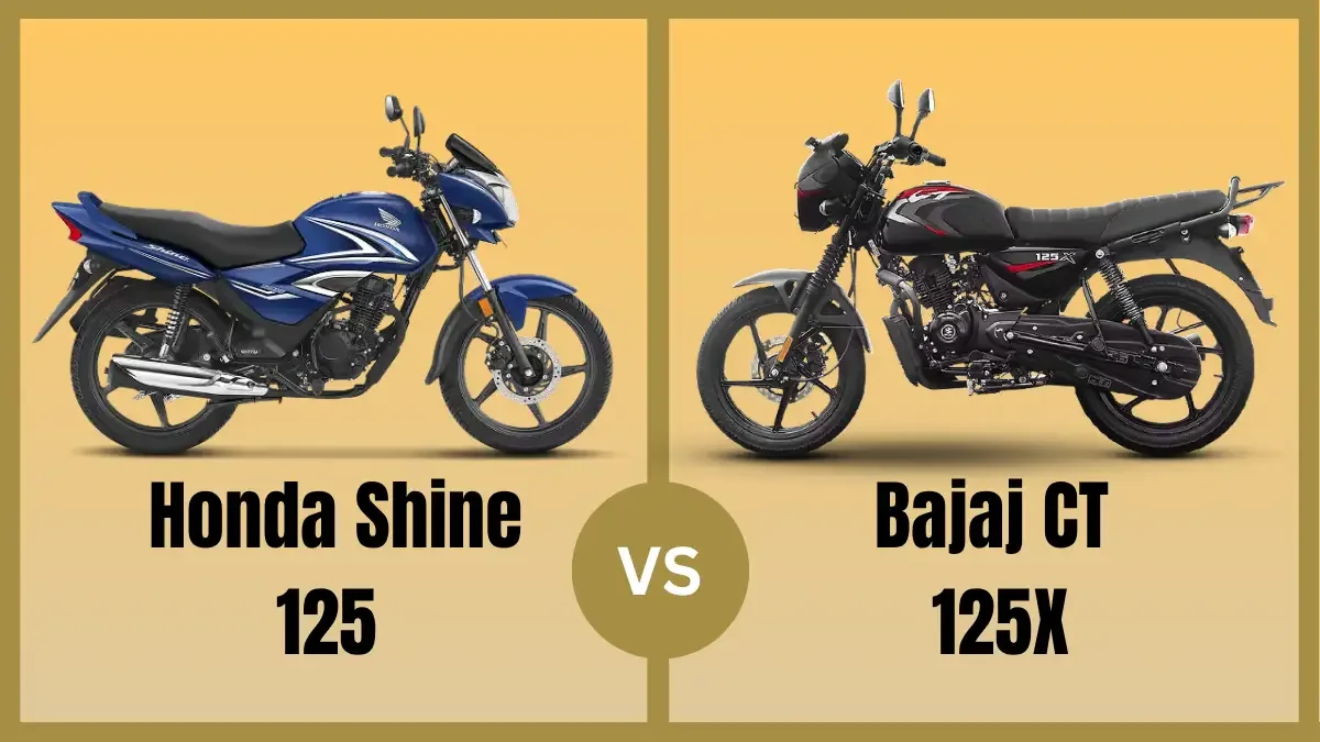 Bajaj CT 125X vs Honda Shine 125: Budget 125cc Commuter Showdown