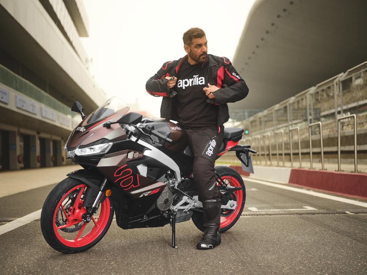 Aprilia RS 457 motorcycle photographed at motorsport venue