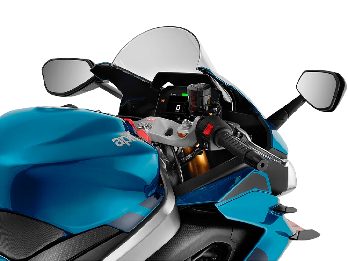 Aprilia RS 660 rear suspension and chassis detail close-up