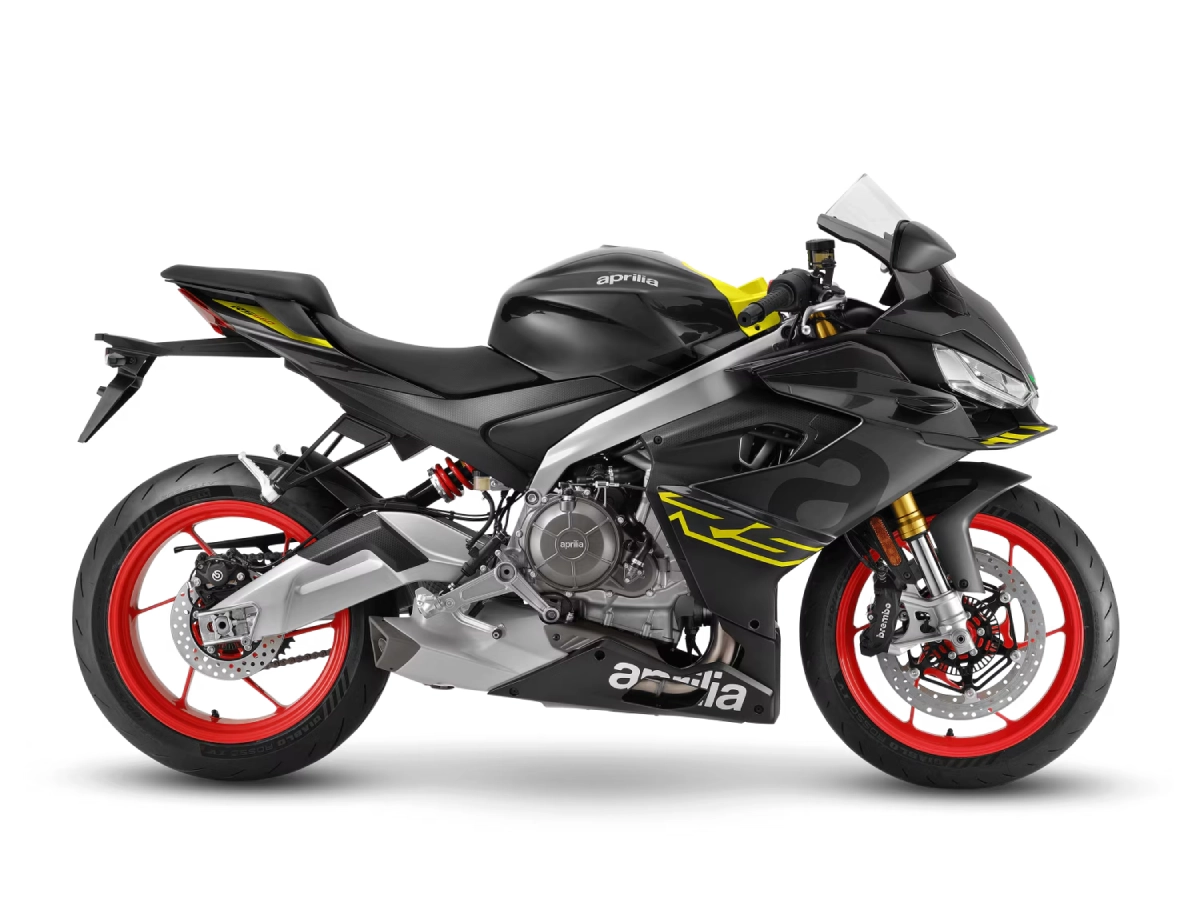 Aprilia RS 660 Venom Yellow colour variant side profile