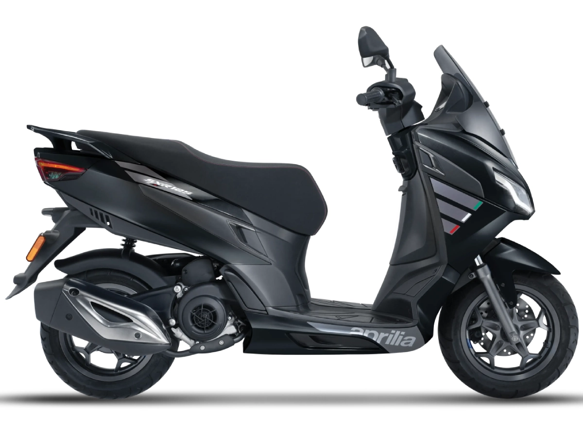 Aprilia SXR 125 Enigma Black colour variant scooter