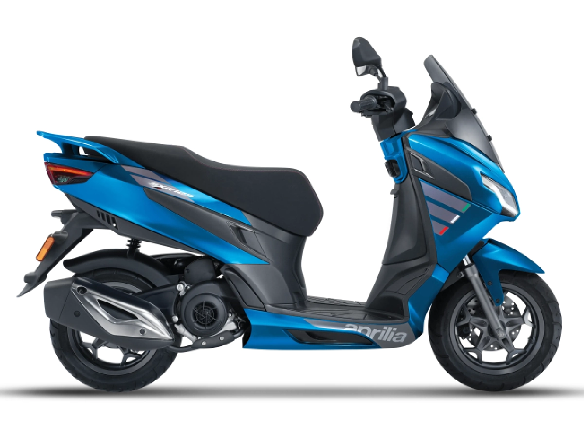 Aprilia SXR 125 Vibrant Blue colour option scooter