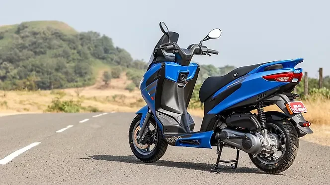 Aprilia SXR 160 rear view