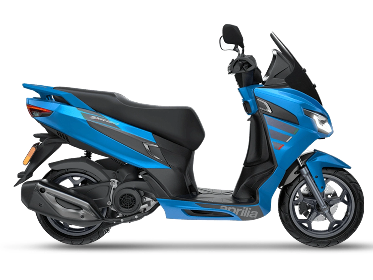 Aprilia SXR 160 Vibrant Blue colour variant scooter