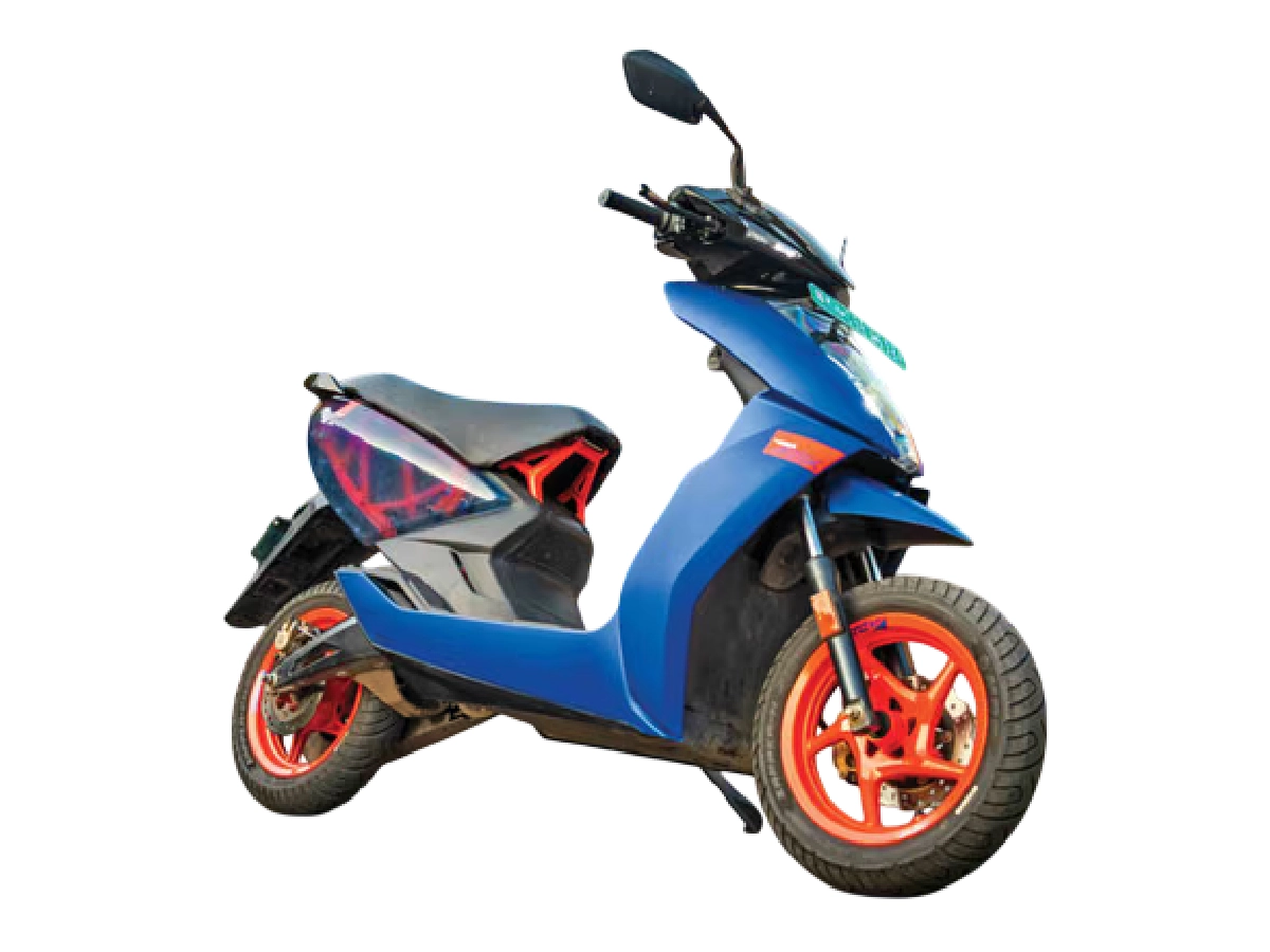 Ather 450 Apex electric scooter front side angle view