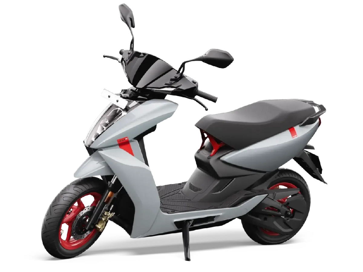 Ather 450 electric scooter in Lunar Grey colour option