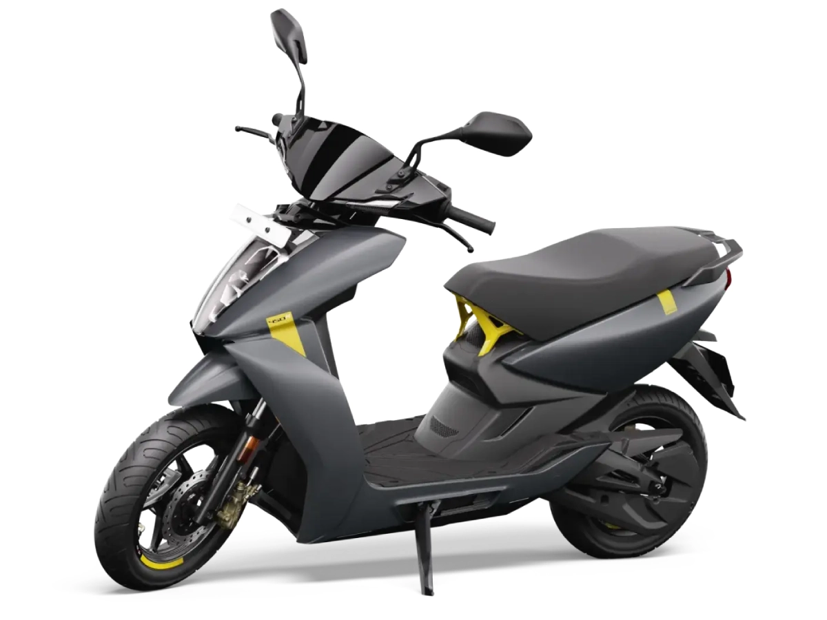 Ather 450 electric scooter in Space Grey colour finish
