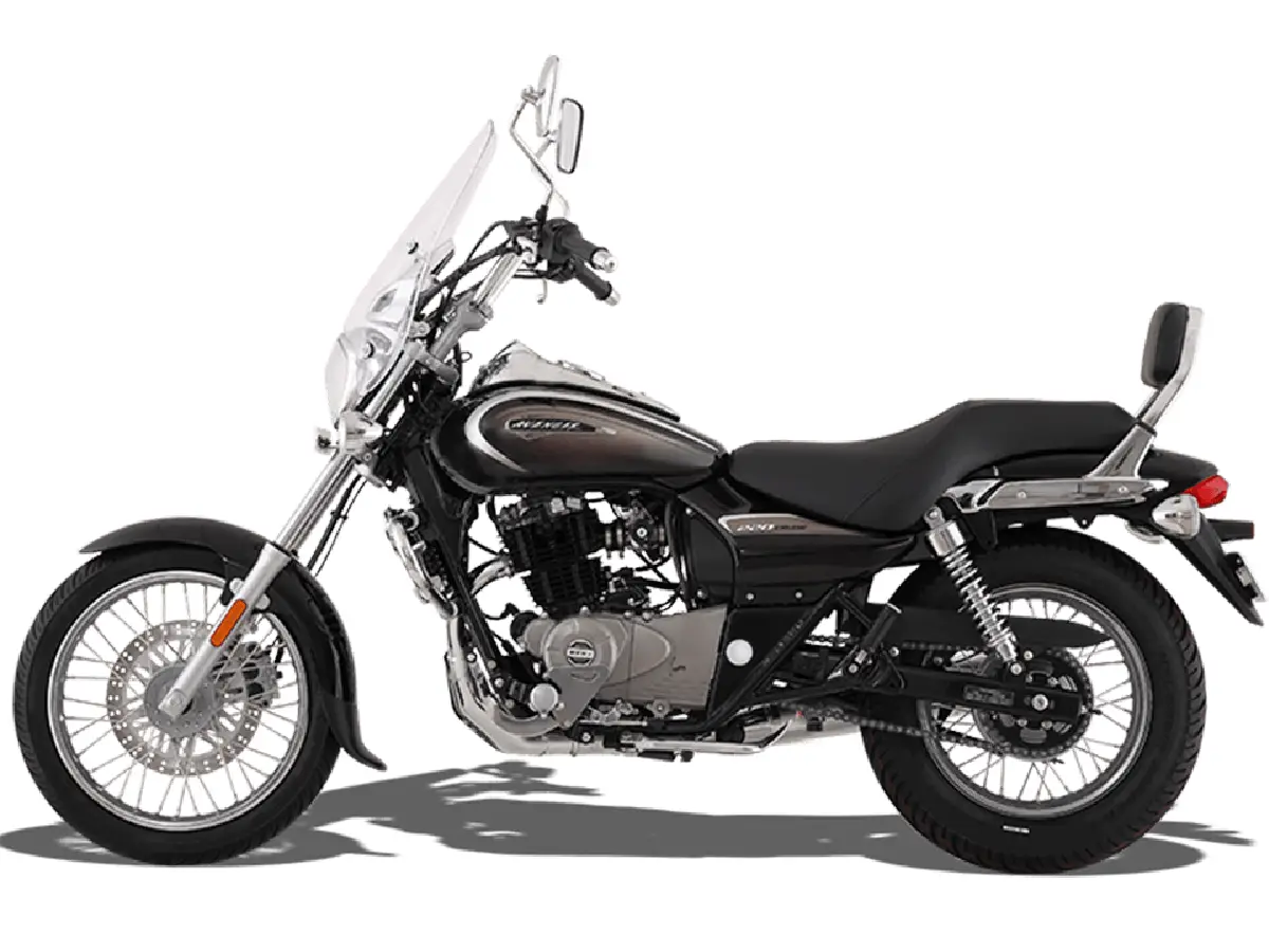 Bajaj Avenger Cruise 220 black variant side view