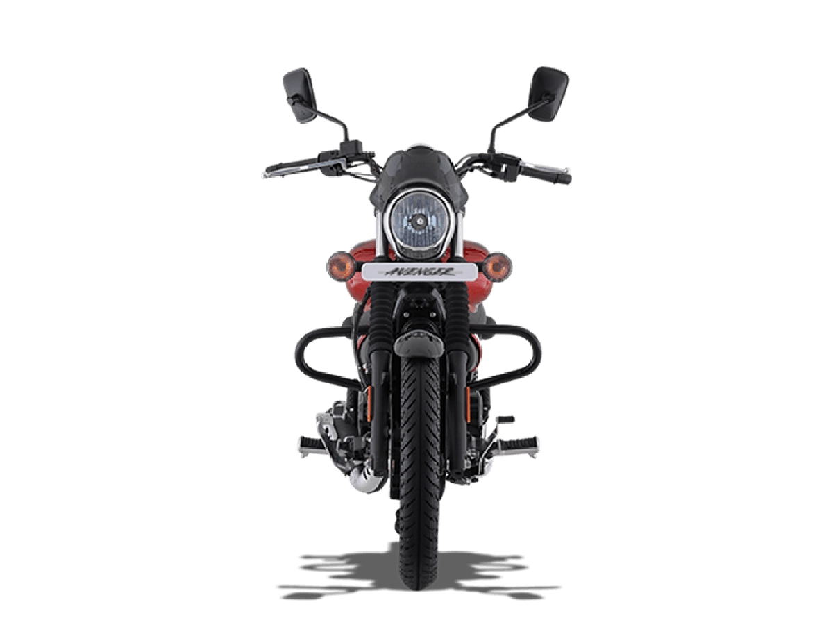 Front view of Bajaj Avenger Street 160 cruiser bike