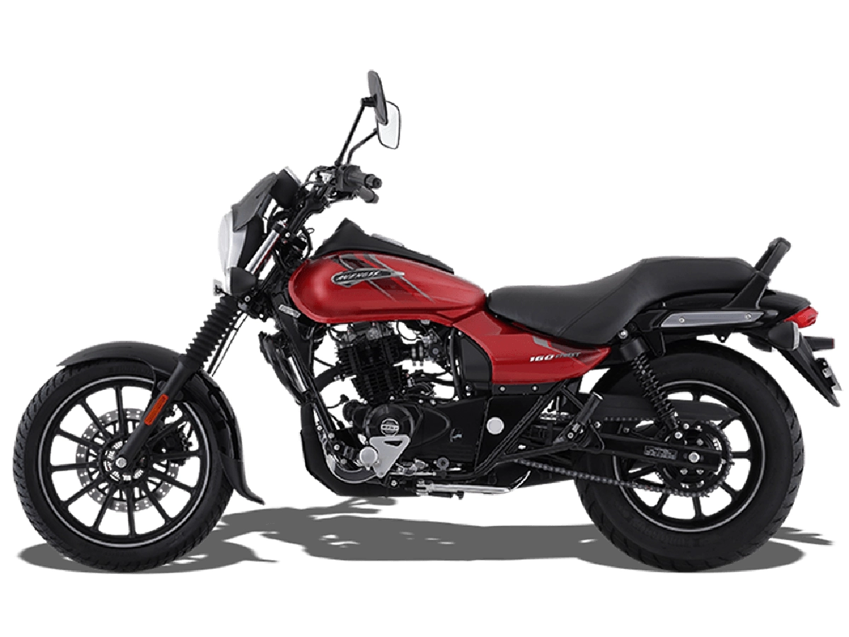 Bajaj Avenger Street 160 Spicy Red left side profile
