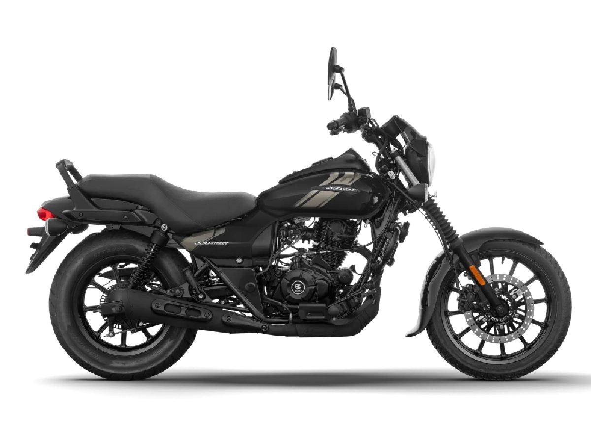 Bajaj Avenger Street 220 black colour side profile image