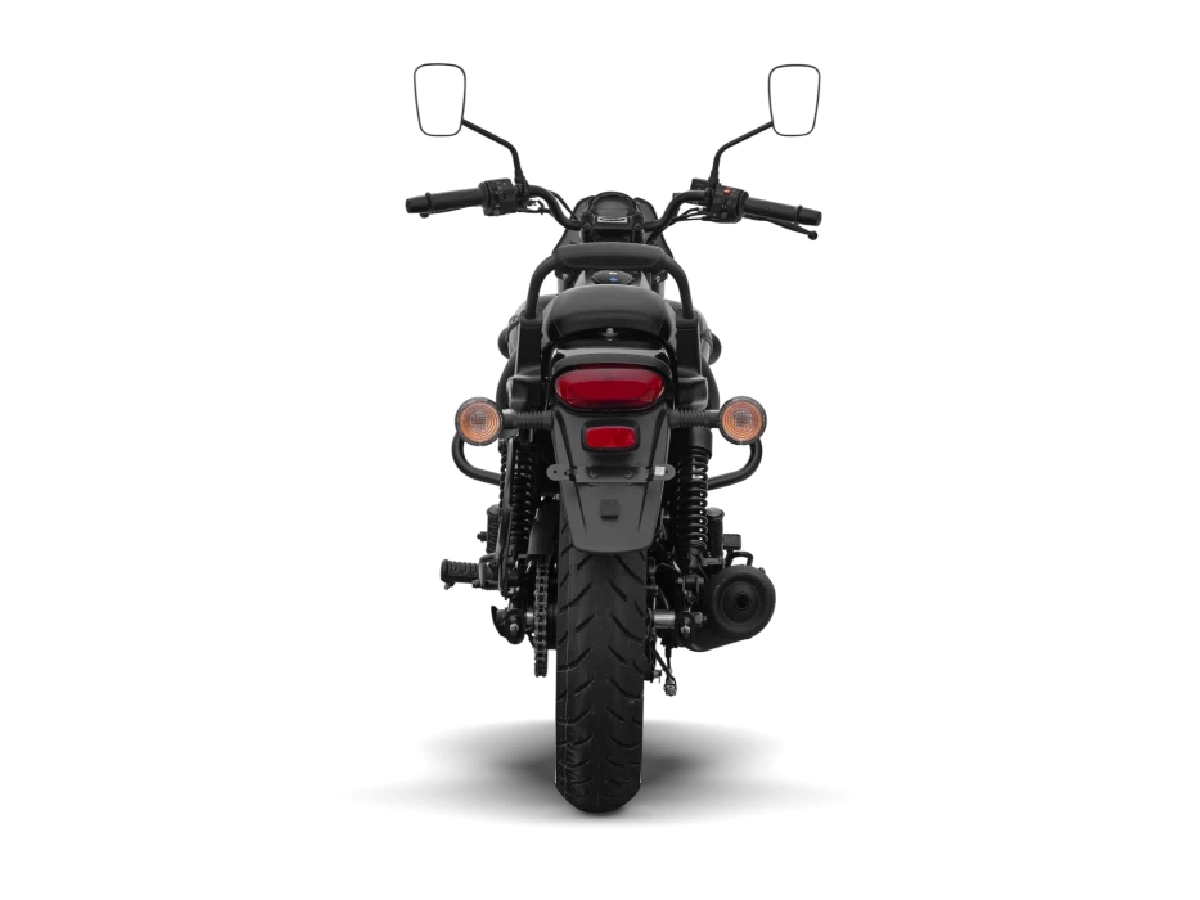 Rear view of Bajaj Avenger Street 220 motorcycle