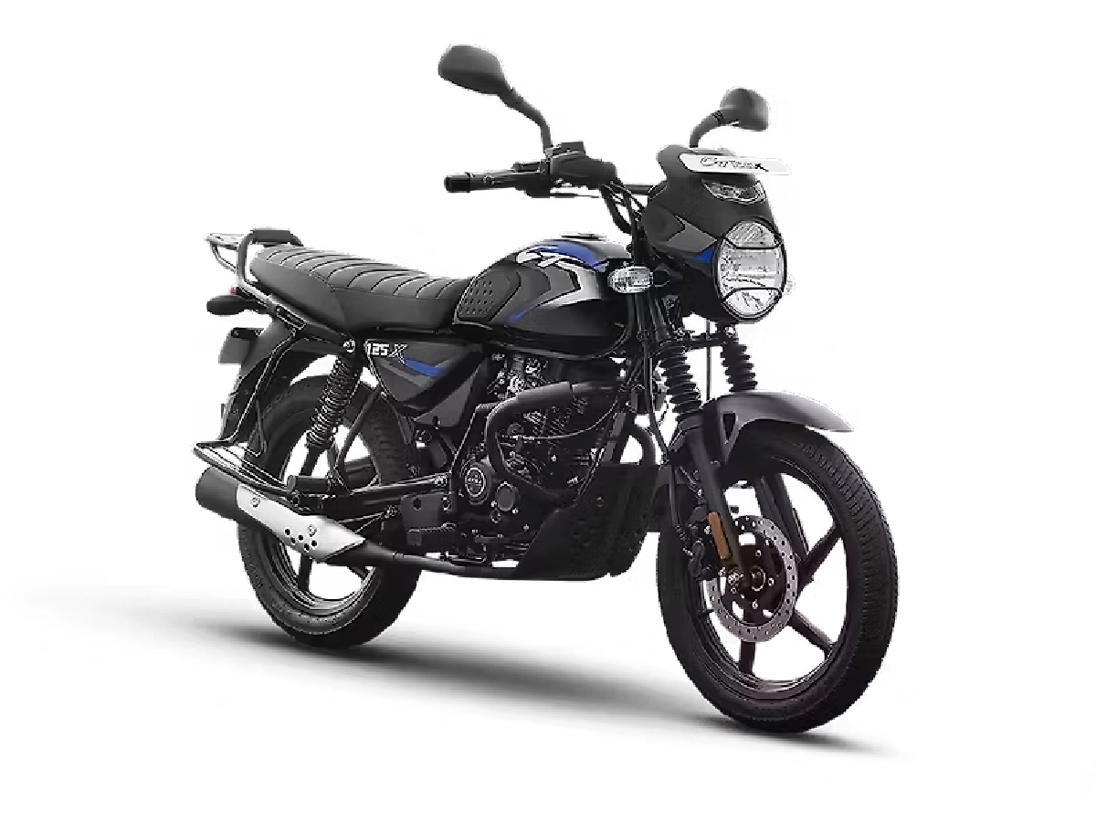 Bajaj CT 125X Ebony Black with Blue decals image