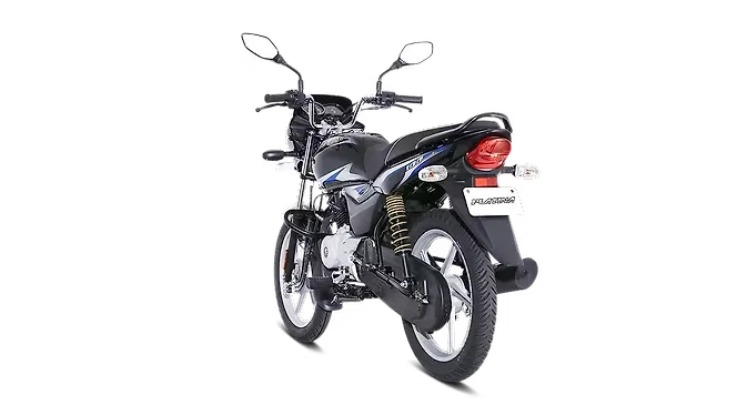 Bajaj Platina 100 rear view