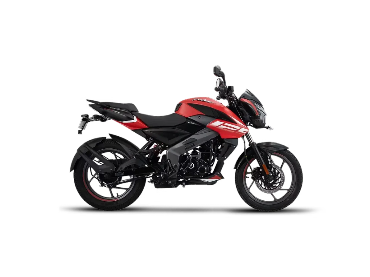 Bajaj Pulsar NS125 in Burnt Red colour - side profile