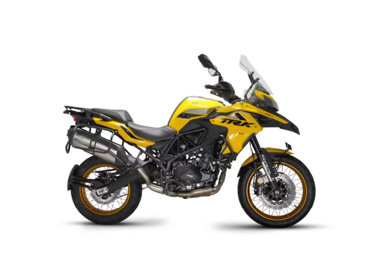 Benelli TRK 502X in Yellow colour - side profile