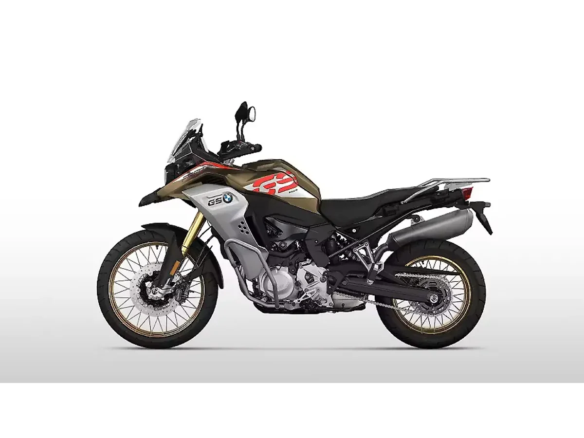 BMW F850 GS in Style Rallye colour - side profile