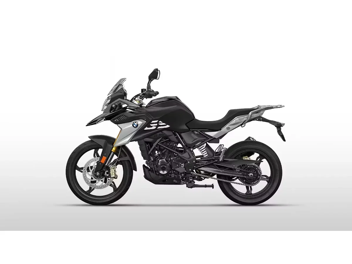 BMW G 310 GS in Cosmic Black 3 colour - side profile