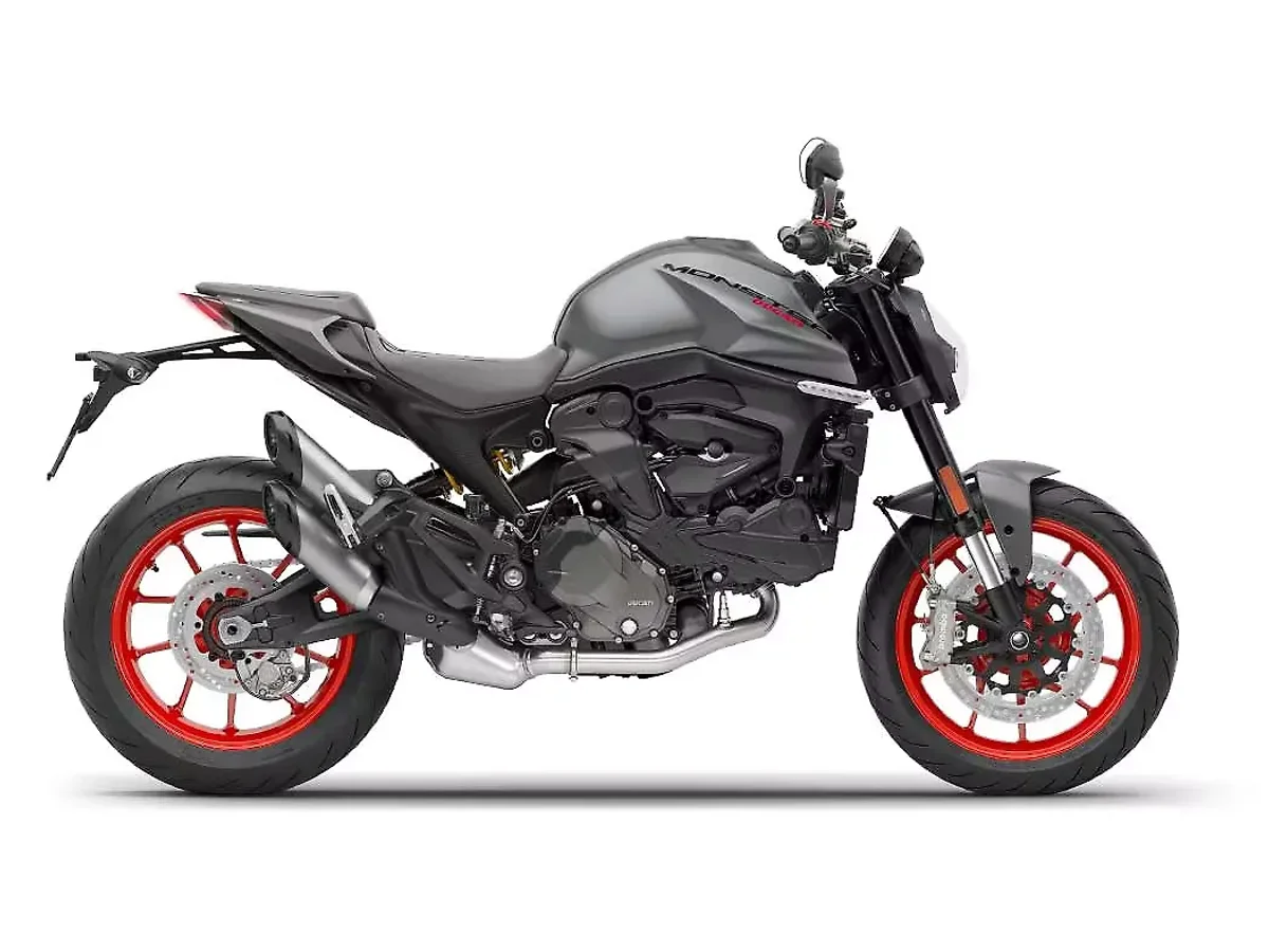Ducati Monster in Aviator Grey colour - side profile