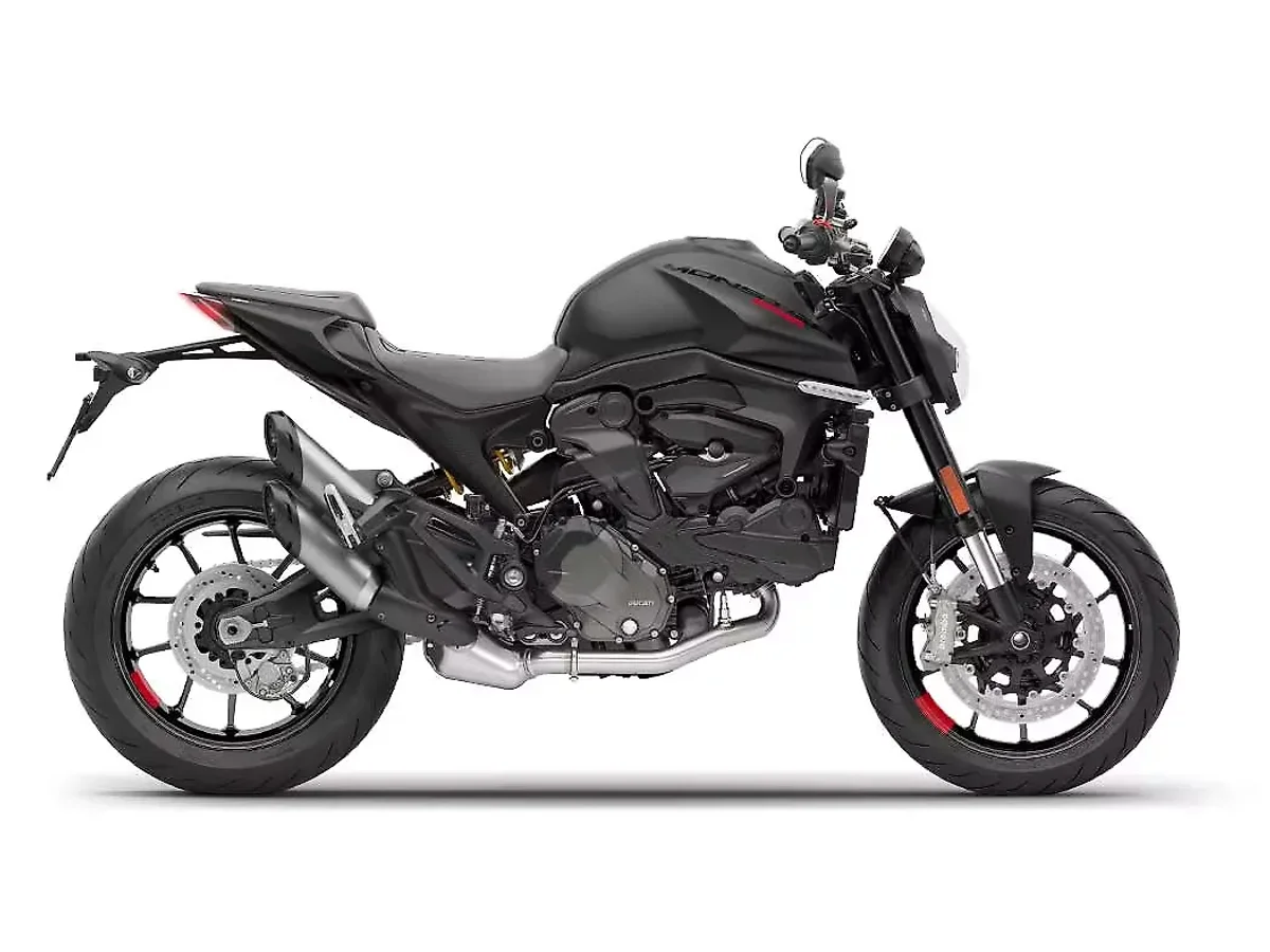 Ducati Monster in Dark Stealth colour - side profile