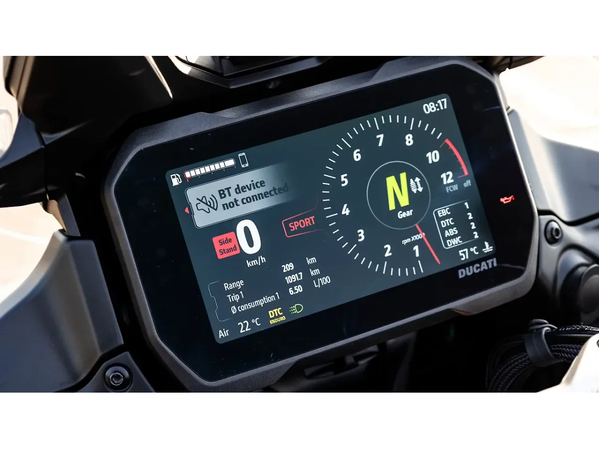Ducati Multistrada V4 - Clock