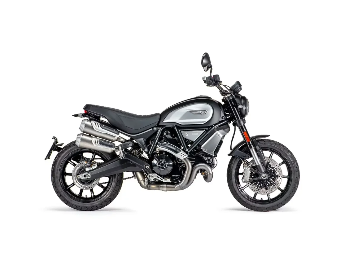 Ducati Scrambler 1100 in Black colour - side profile