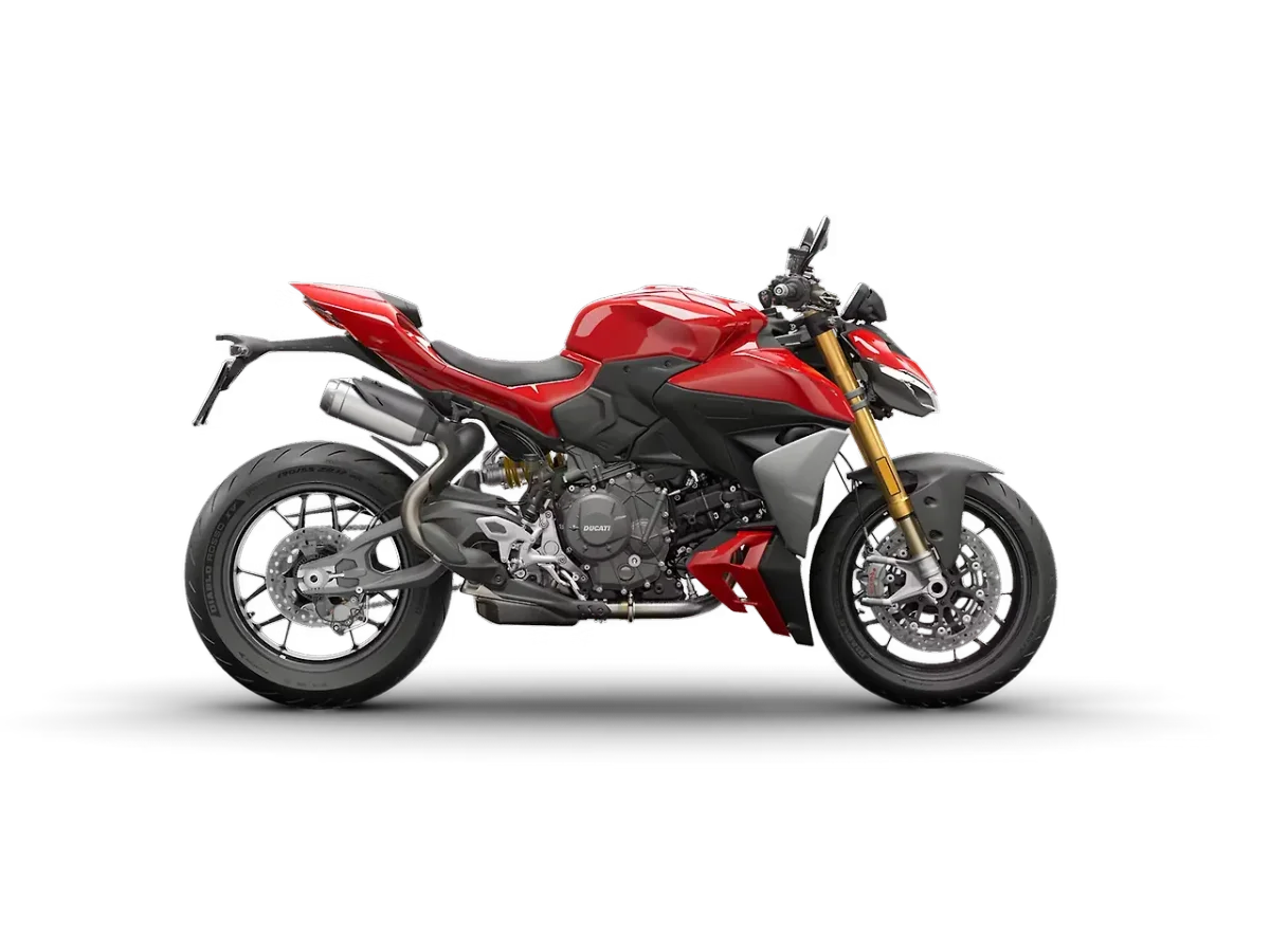 Ducati Streetfighter V2 in Ducati Red - S colour - side profile