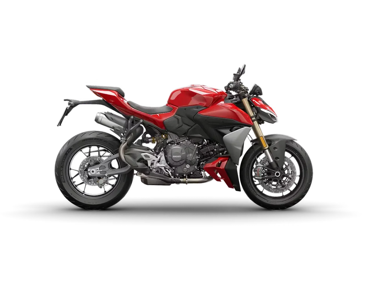 Ducati Streetfighter V2 in Ducati Red colour - side profile