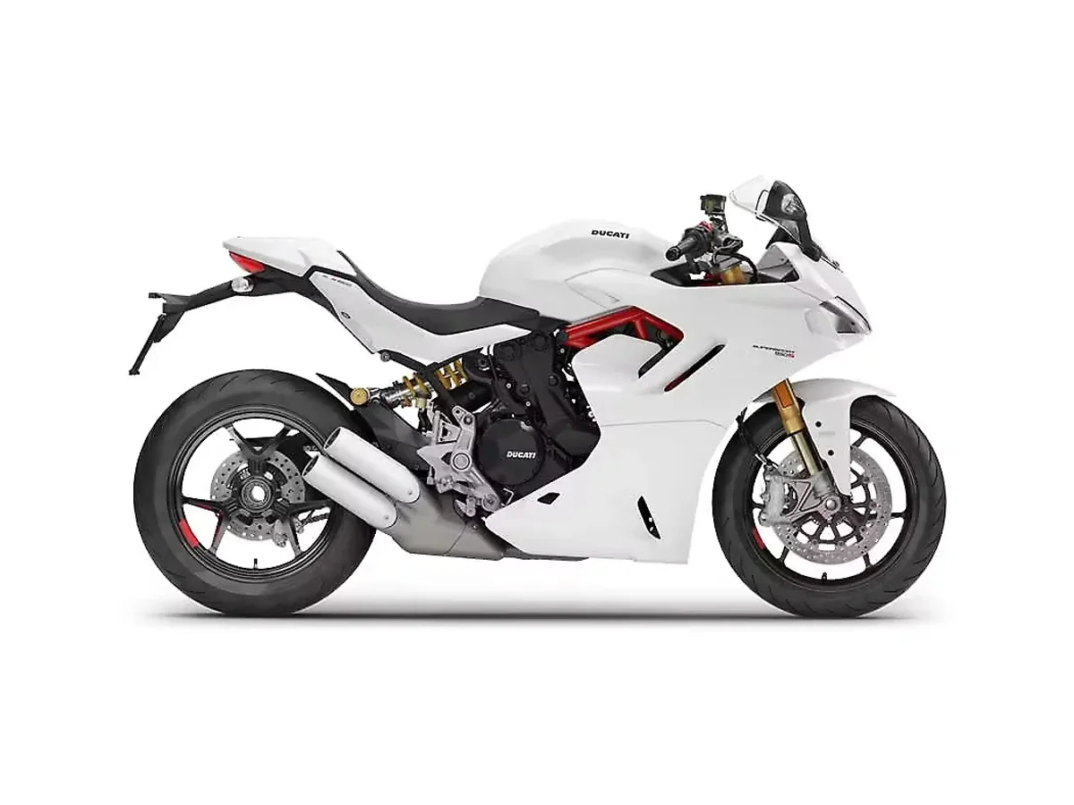 Ducati Supersport in Arctic White colour - side profile