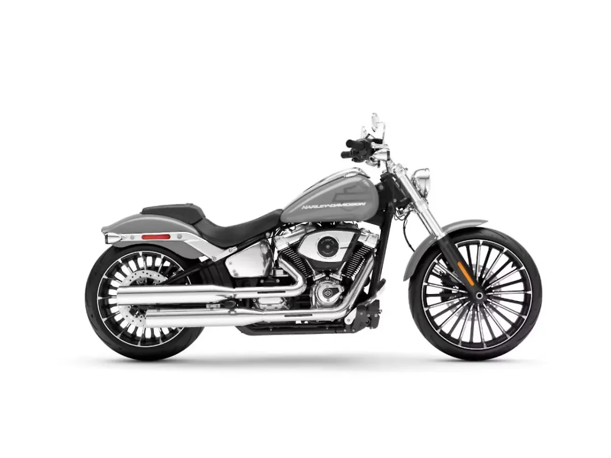 Harley-Davidson Breakout in Billiard Gray colour - side profile