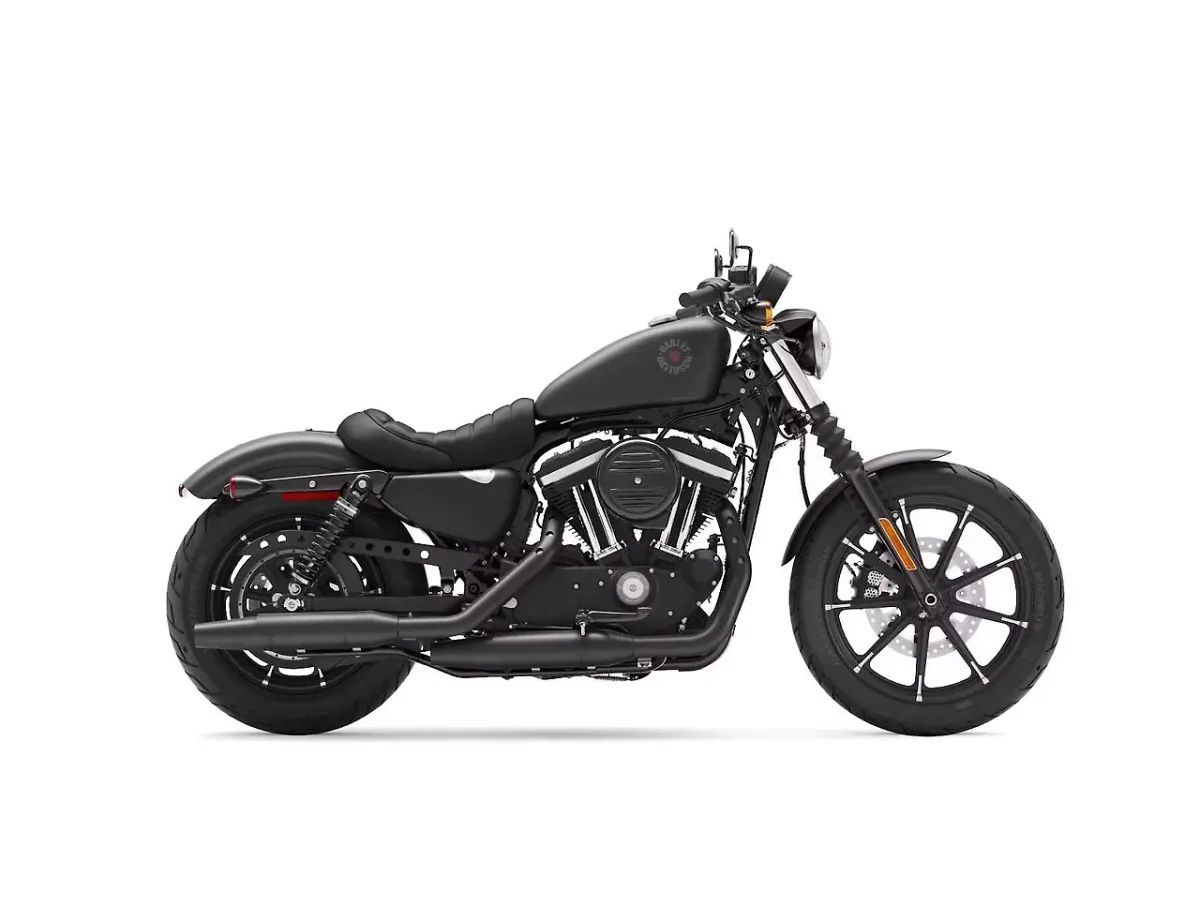 Harley-Davidson Iron 883 in Black Denim colour - side profile
