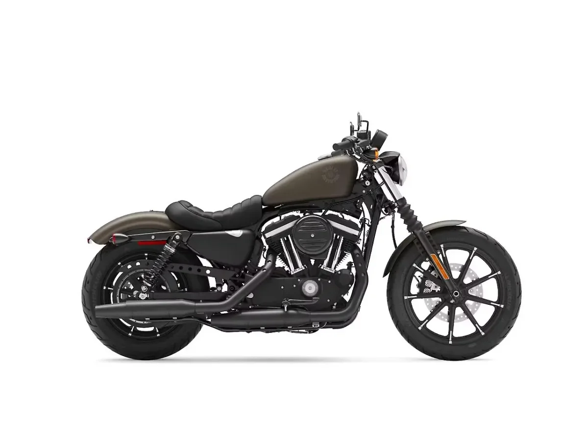 Harley-Davidson Iron 883 in River Rock Gray Denim colour - side profile