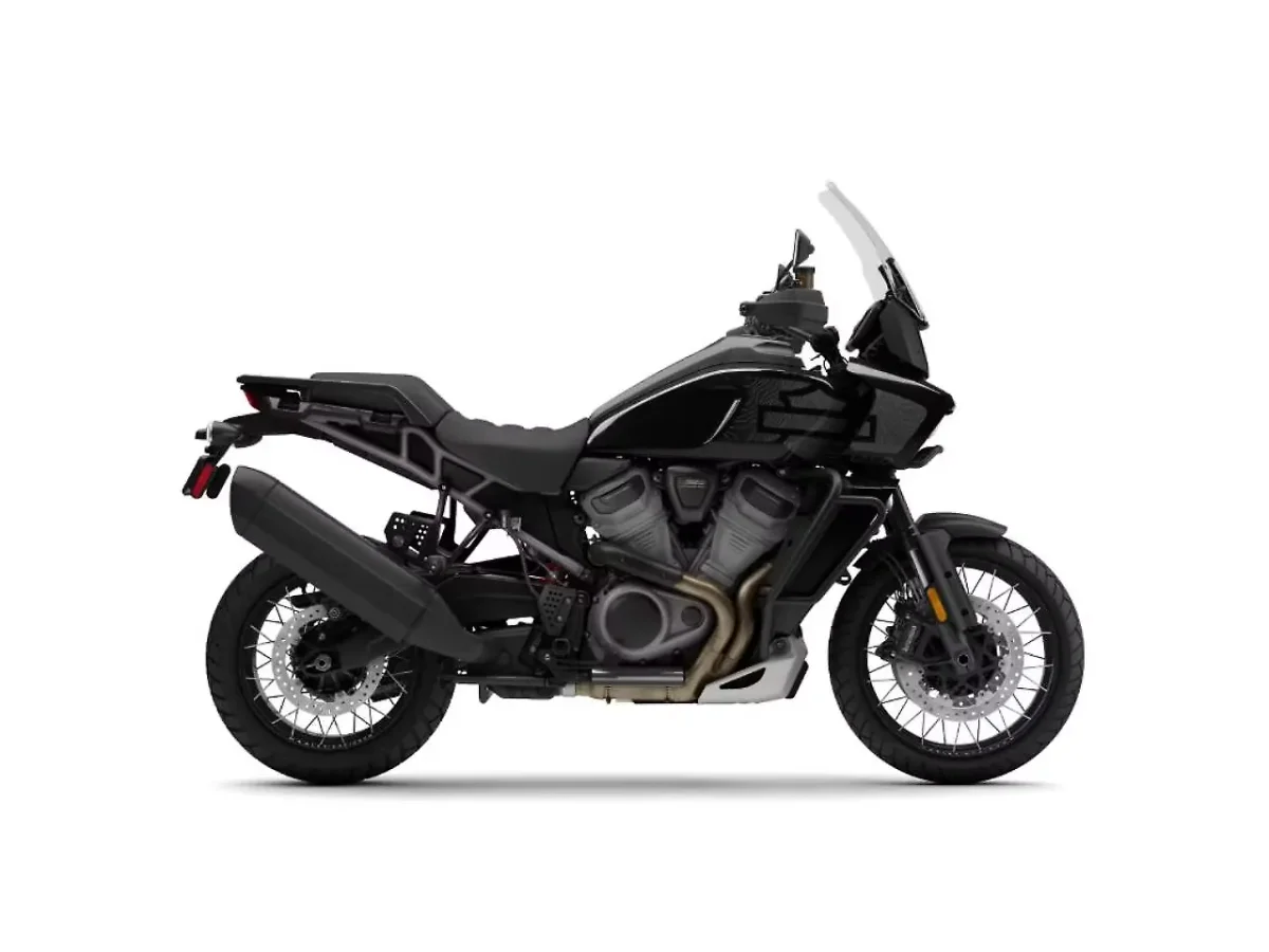 Harley-Davidson Pan America 1250 Special in Vivid Black colour - side profile