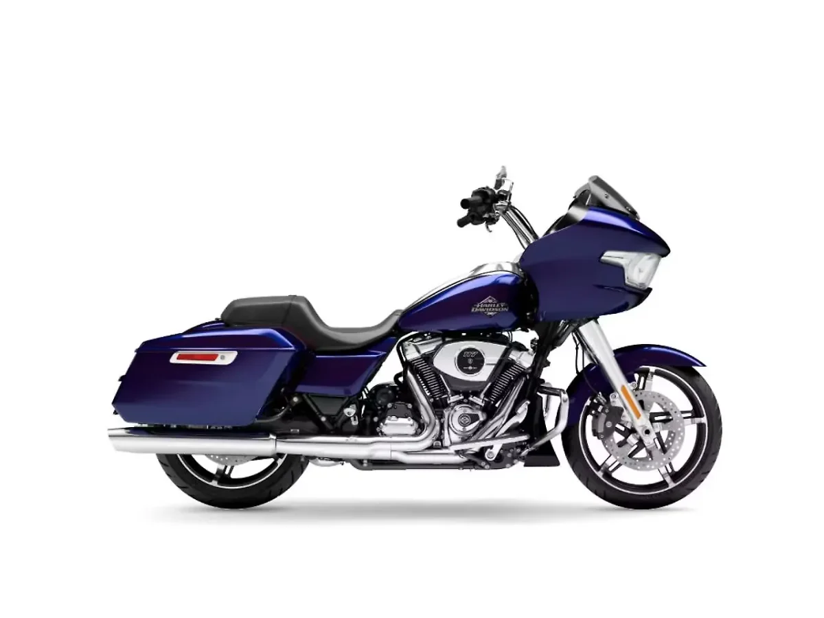 Harley-Davidson Road Glide in Mystic Shift colour - side profile