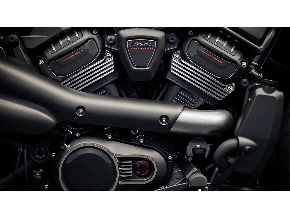 Harley-Davidson Sportster S engine close-up from right side