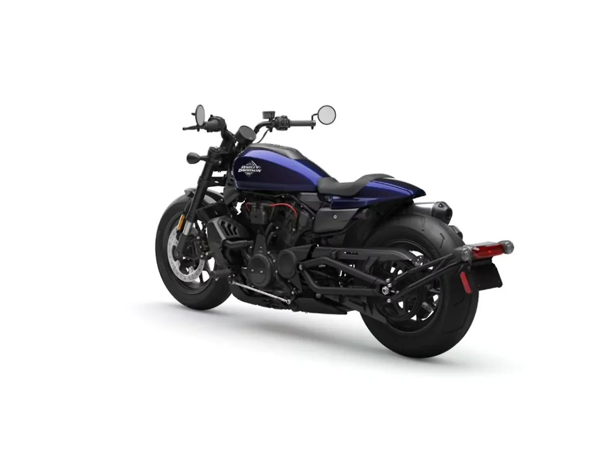 Harley-Davidson Sportster S left rear three-quarter view