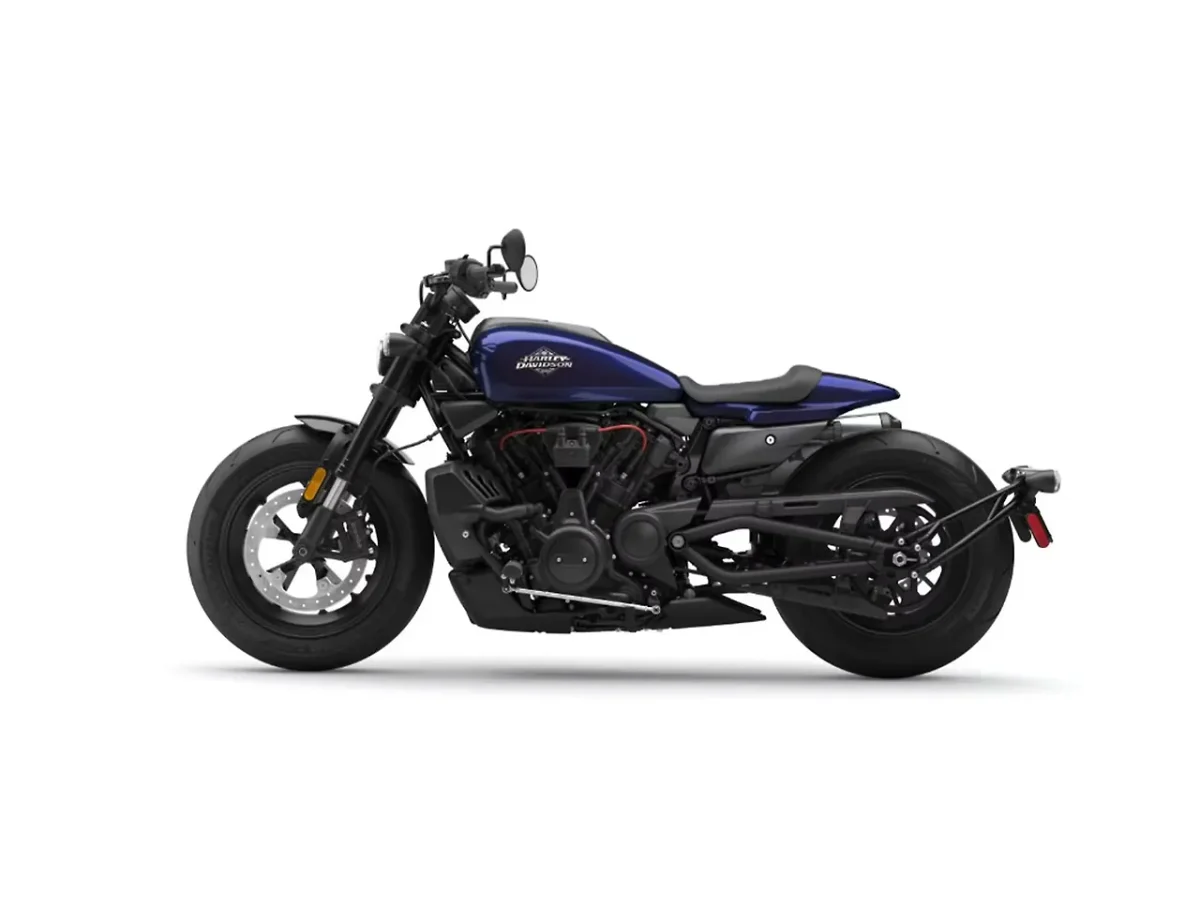 Left side profile of Harley-Davidson Sportster S