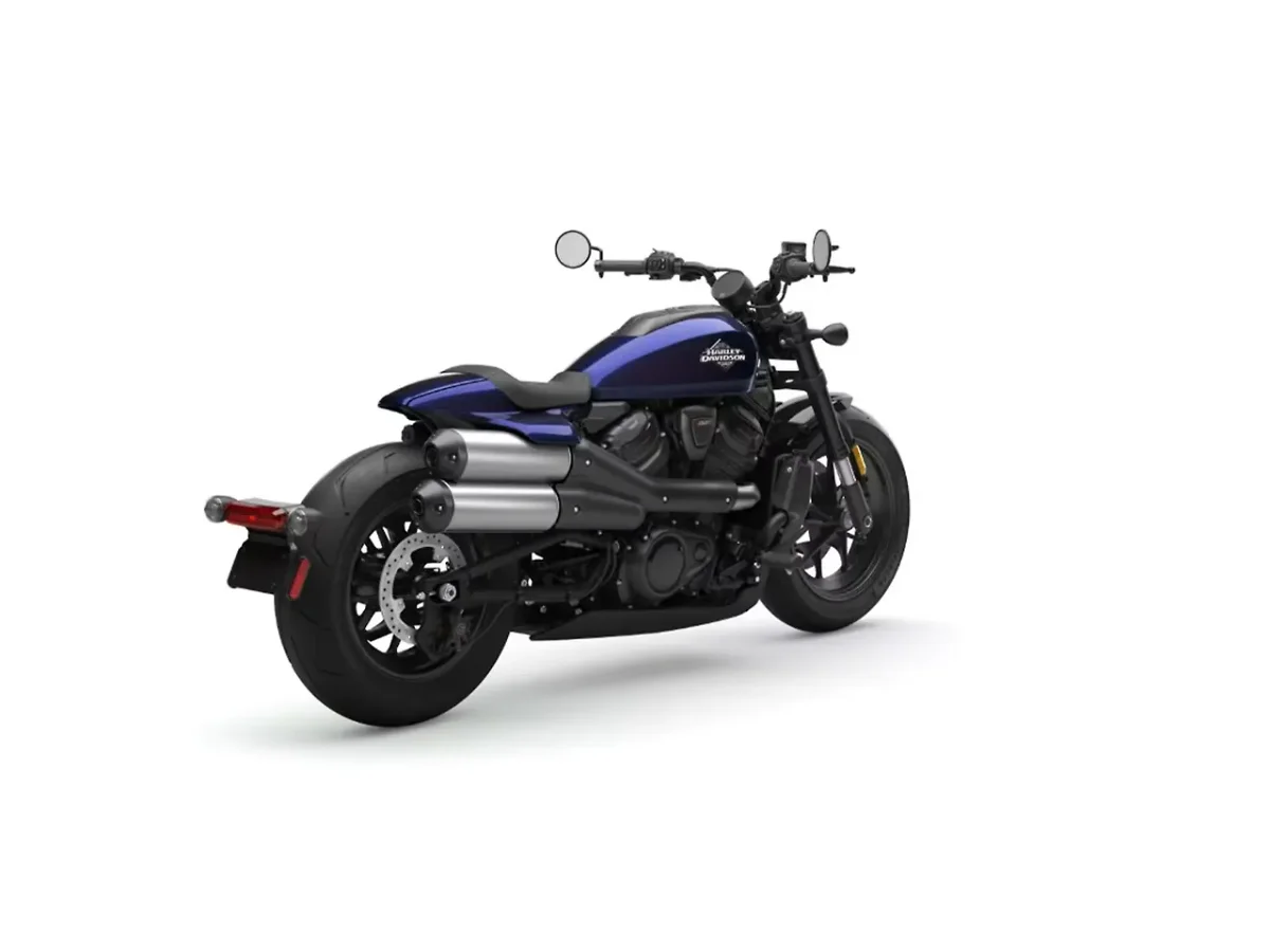 Harley-Davidson Sportster S right rear three-quarter view