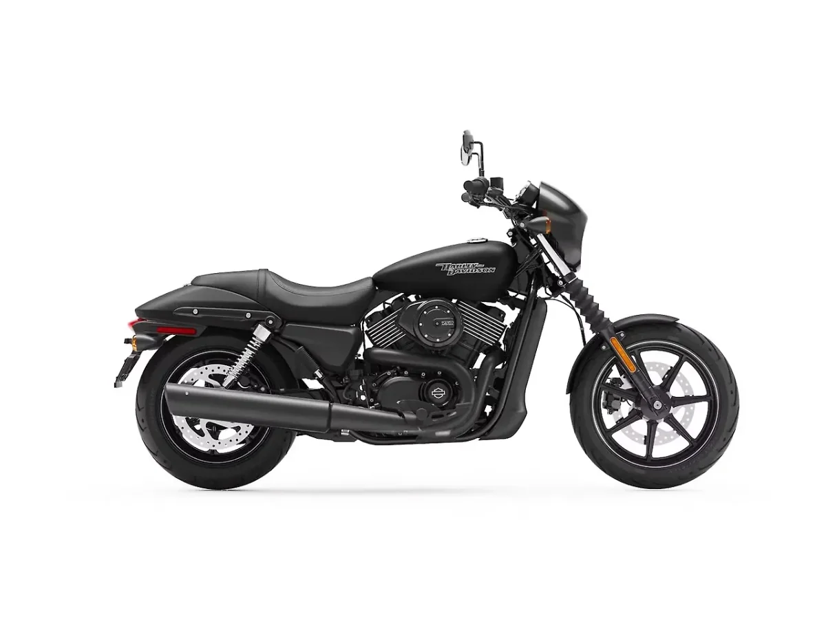 Harley-Davidson Street 750 in Black Denim side profile