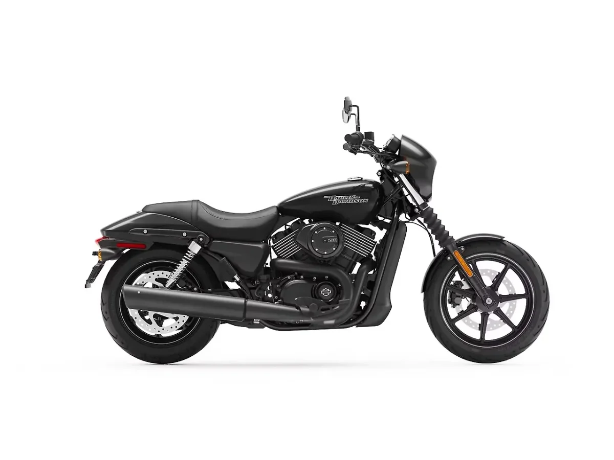 Harley-Davidson Street 750 in Vivid Black side profile