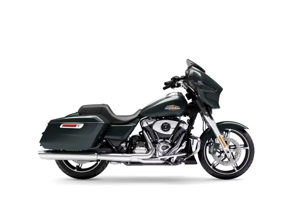 Harley-Davidson Street Glide Iron Horse Metallic motorcycle side profile