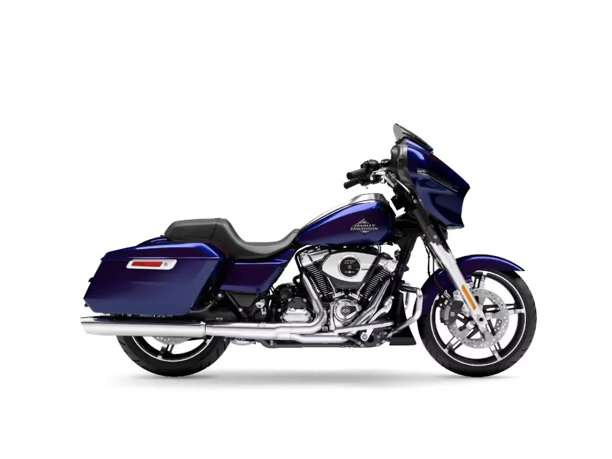 Harley-Davidson Street Glide Mystic Shift motorcycle side profile