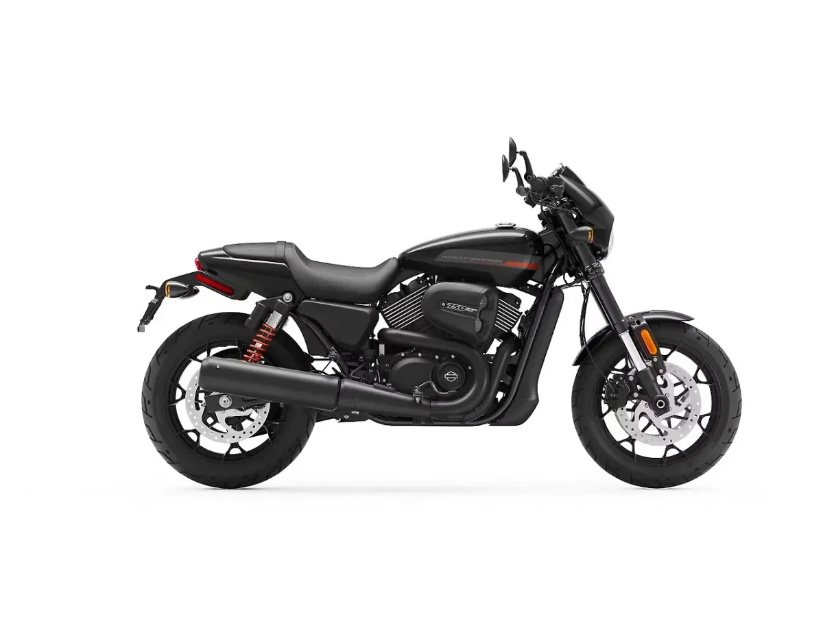Harley-Davidson Street Rod Vivid Black motorcycle side profile