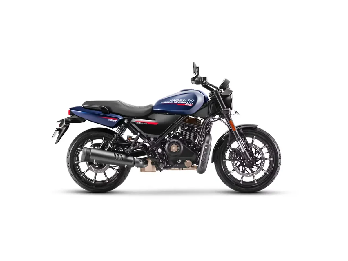 Harley-Davidson X440 Pearl Blue motorcycle side profile