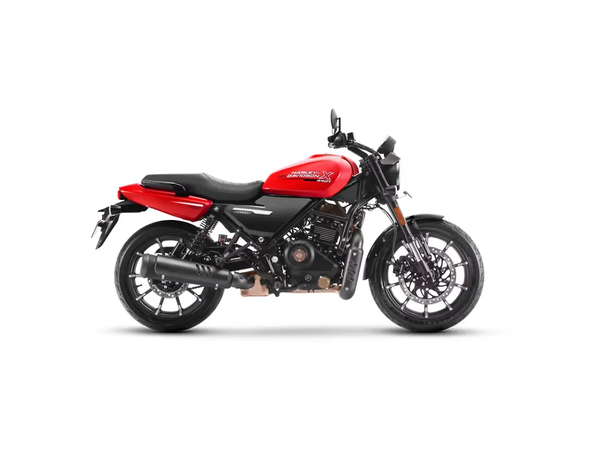 Harley-Davidson X440 Pearl Red motorcycle side profile