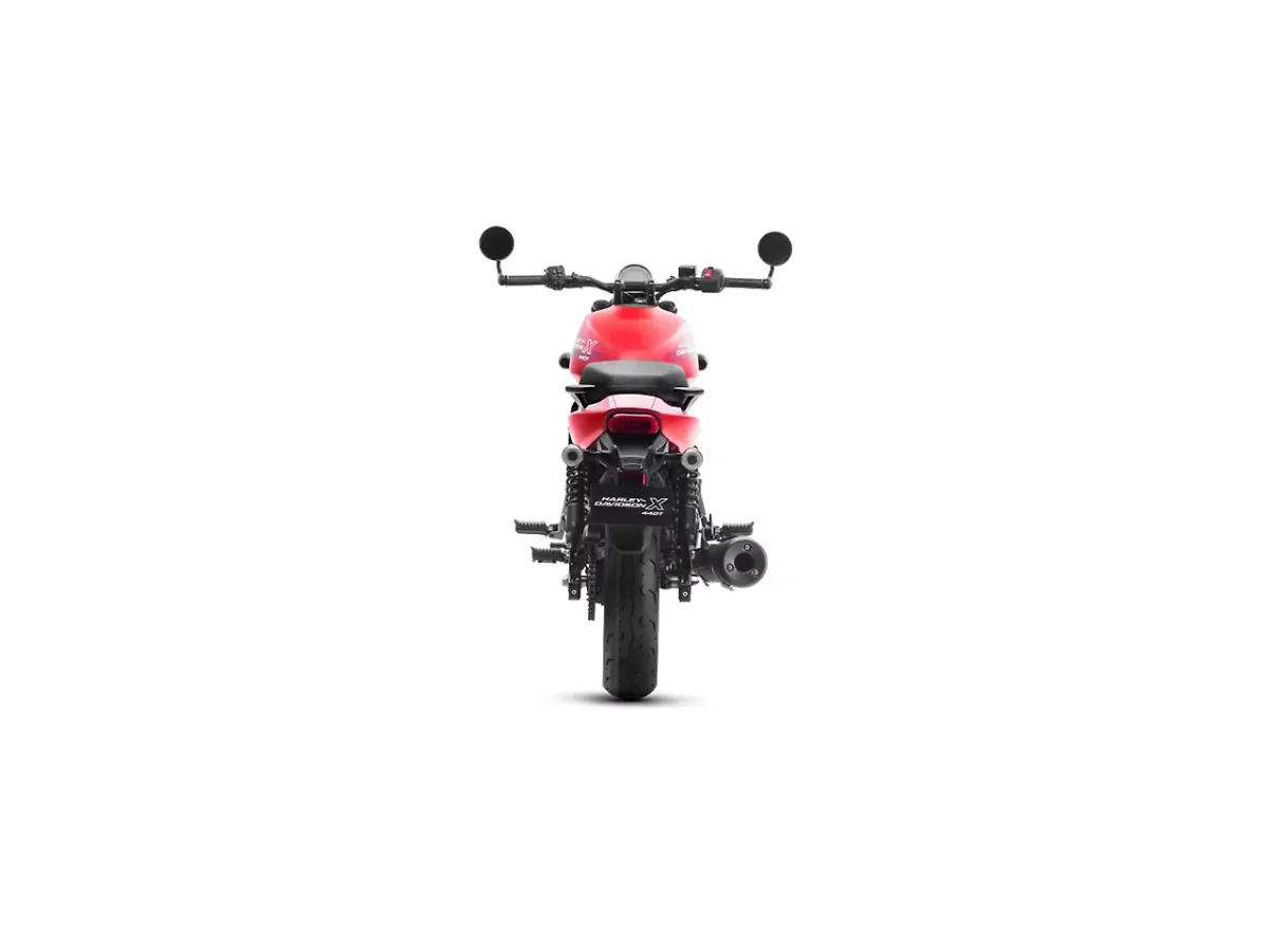 Harley-Davidson X440 motorcycle shown from the rear view