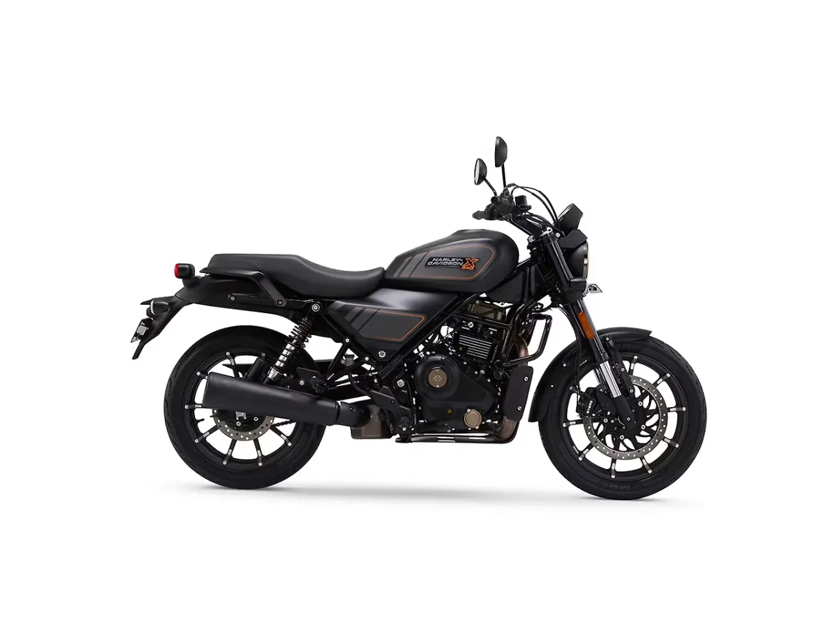 Harley-Davidson X440 Matte Black motorcycle side profile
