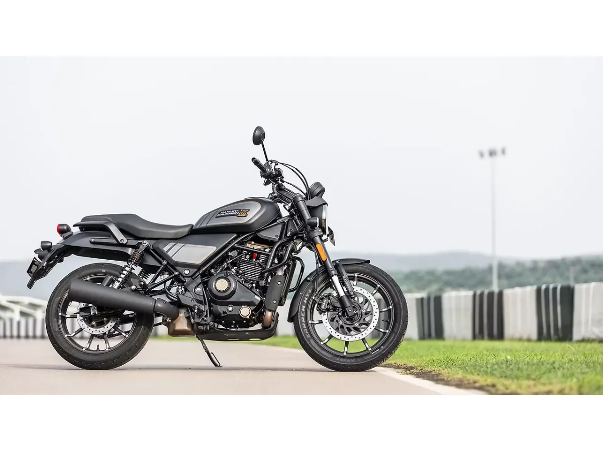 Harley-Davidson X440 Matte Black motorcycle side profile