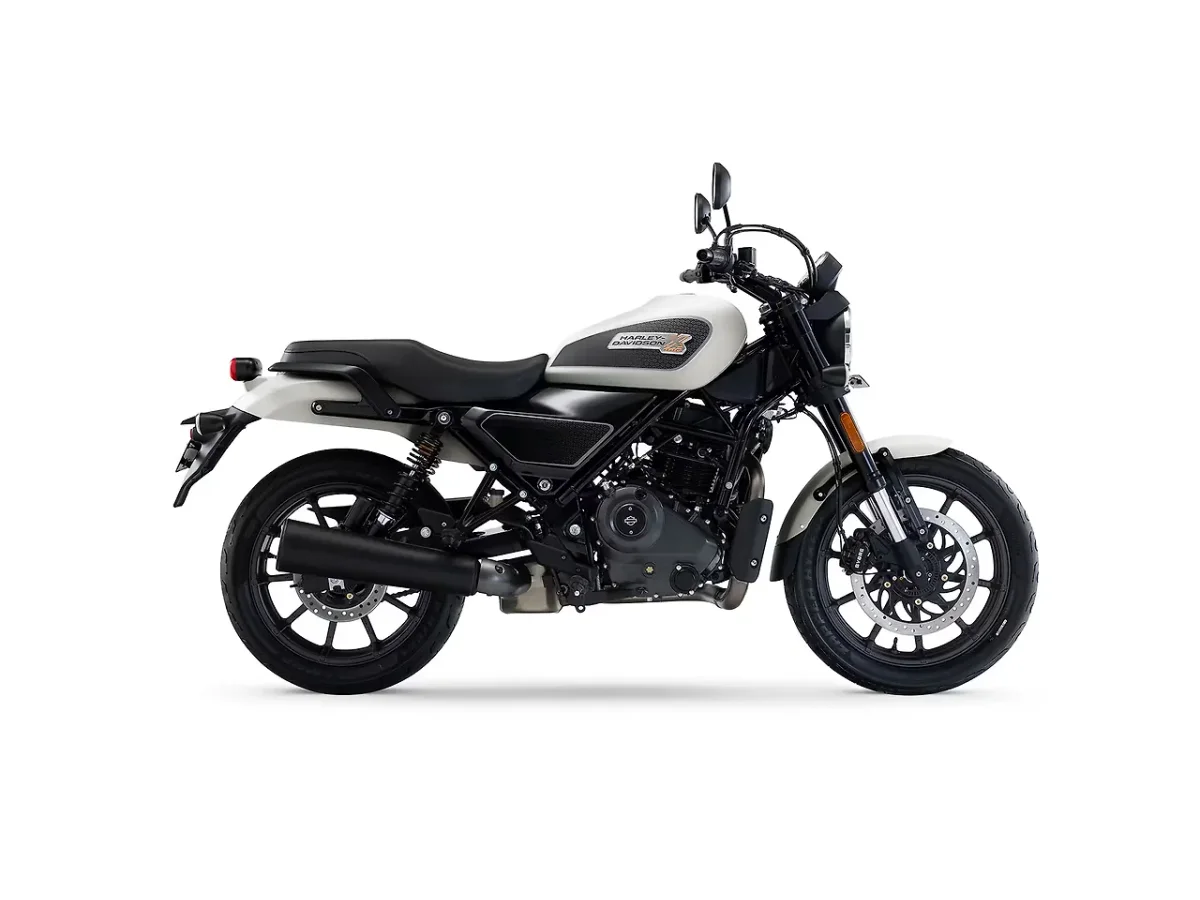 Harley-Davidson X440 Vivid Goldfish Silver motorcycle side profile